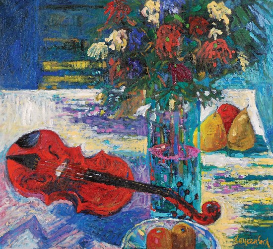 Kwiaty i skrzypce, 1996
