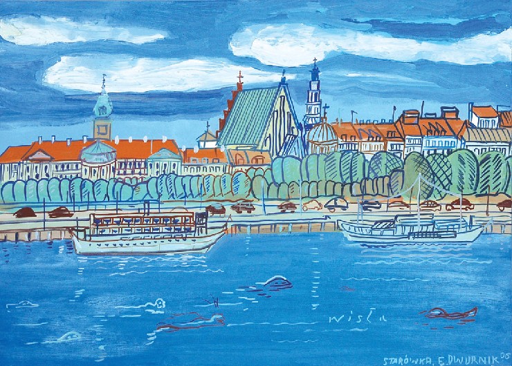 Starówka - chmury, 2006