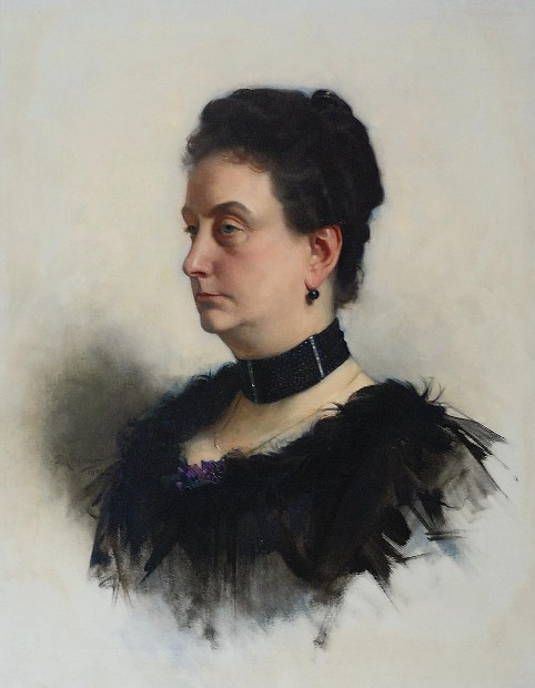 Portret damy w czerni, 1894
