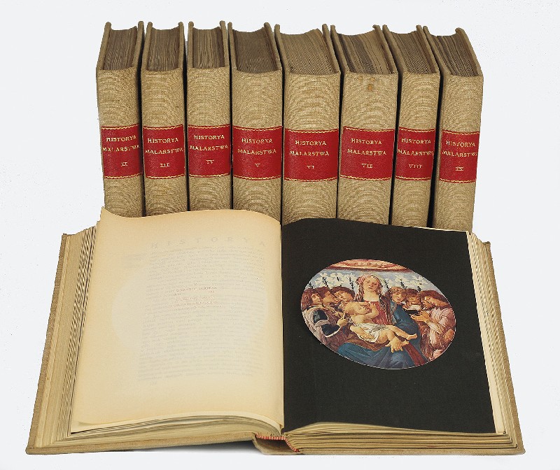 Historya malarstwa, 9 tomów, z 300 barwnymi tablicami [tytuł oryginału: A history of painting]