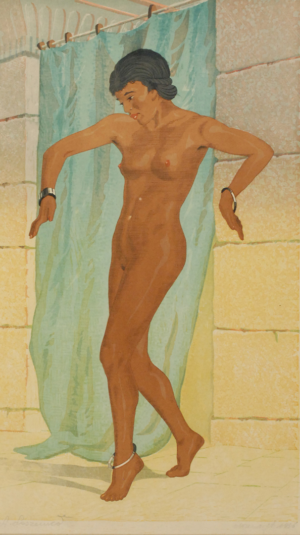 Kobieta wychodząca z kąpieli [Taniec brzucha], 1936