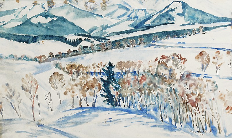 Pejzaż zimowy, 1930