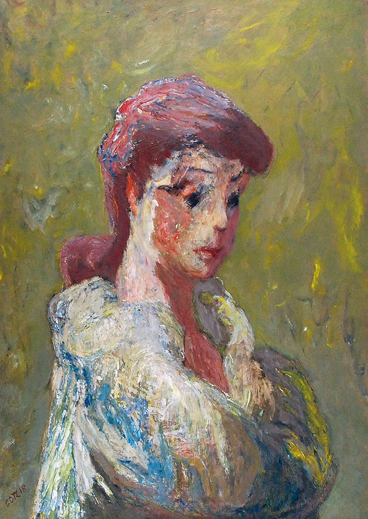 Portret żony, lata 60. XX w.