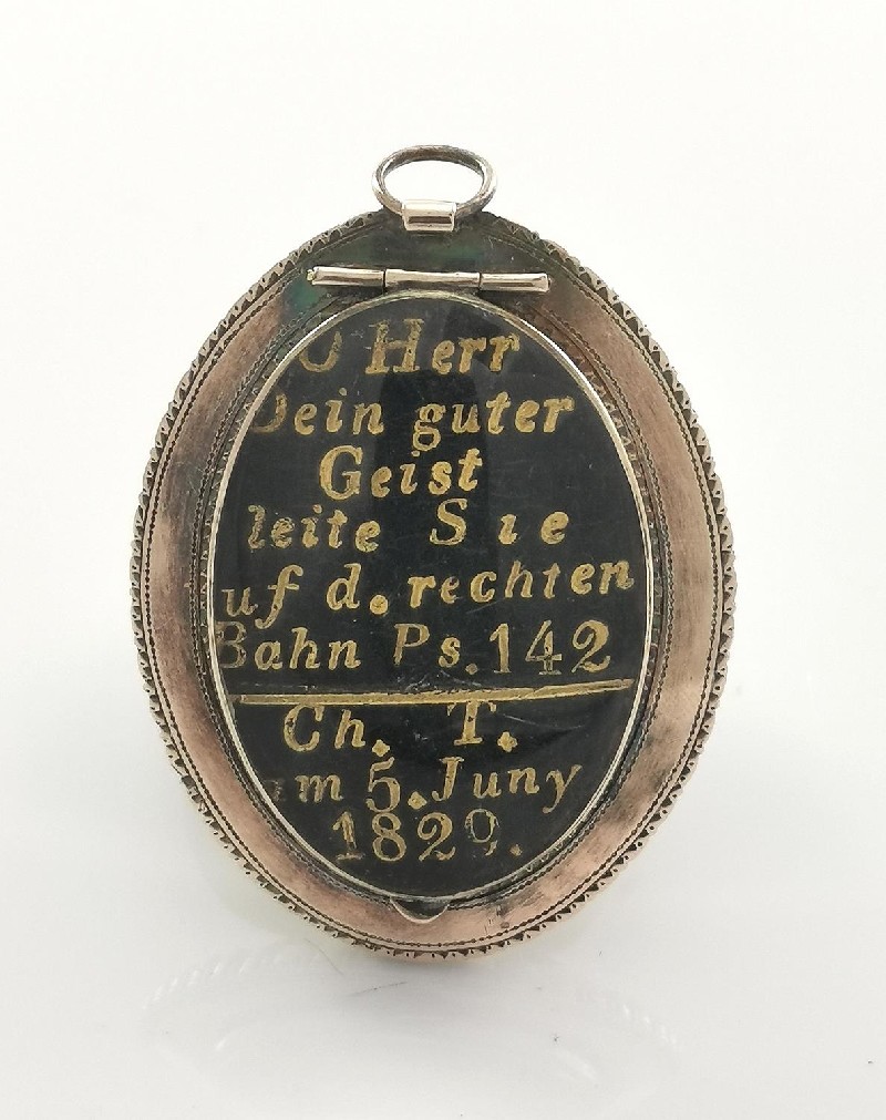Medalion - miniatura z wizerunkiem Świętego Antoniego (?)
