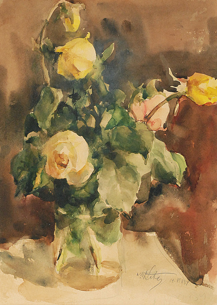 Róże w wazonie, 1934