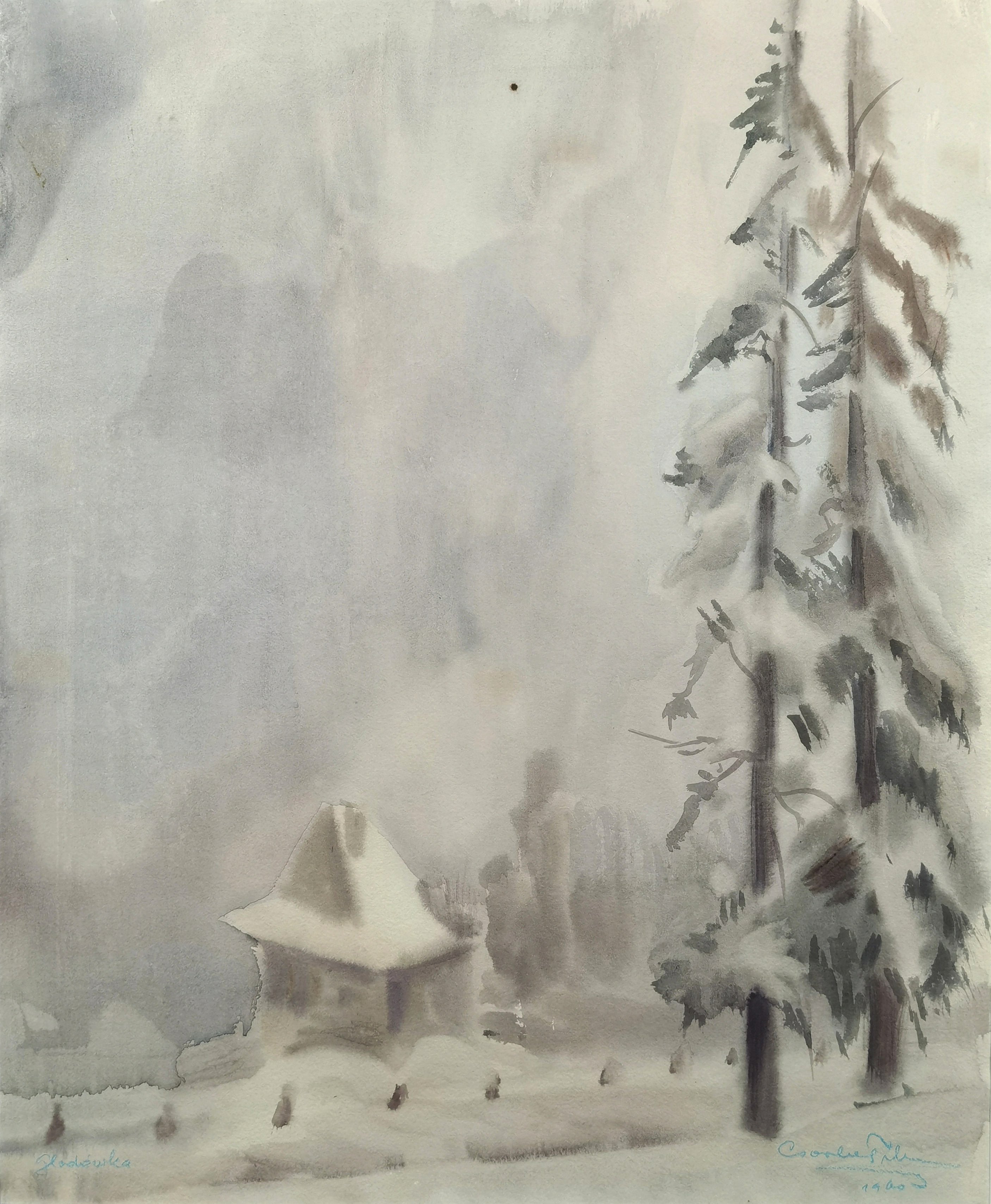 Głodówka - Tatry  zimą, 1960