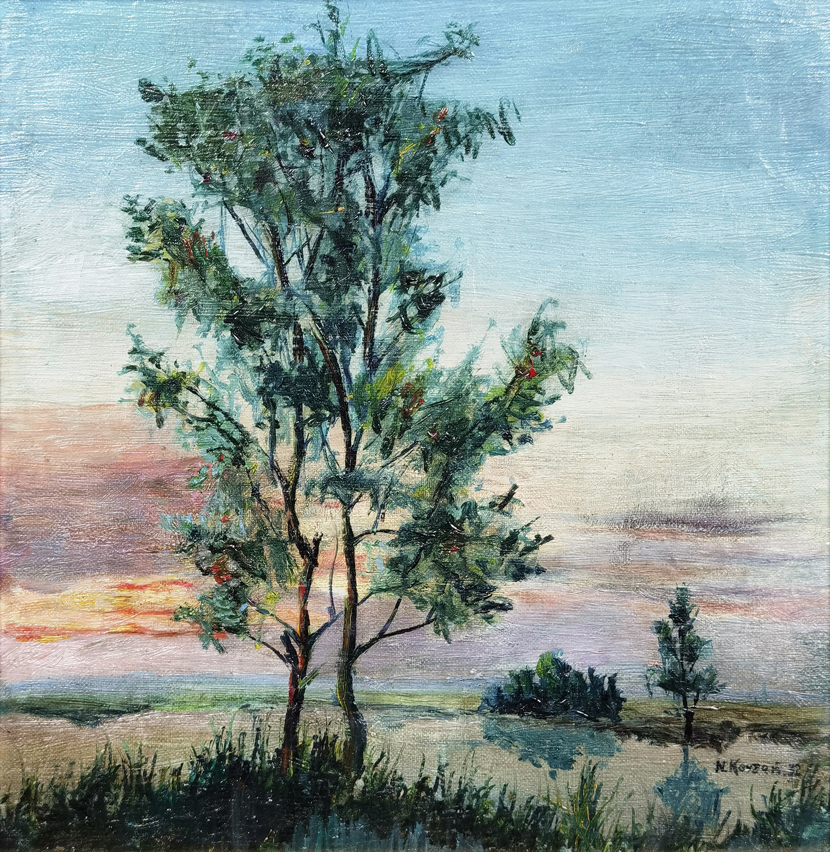 Pejzaż z drzewem, 1932