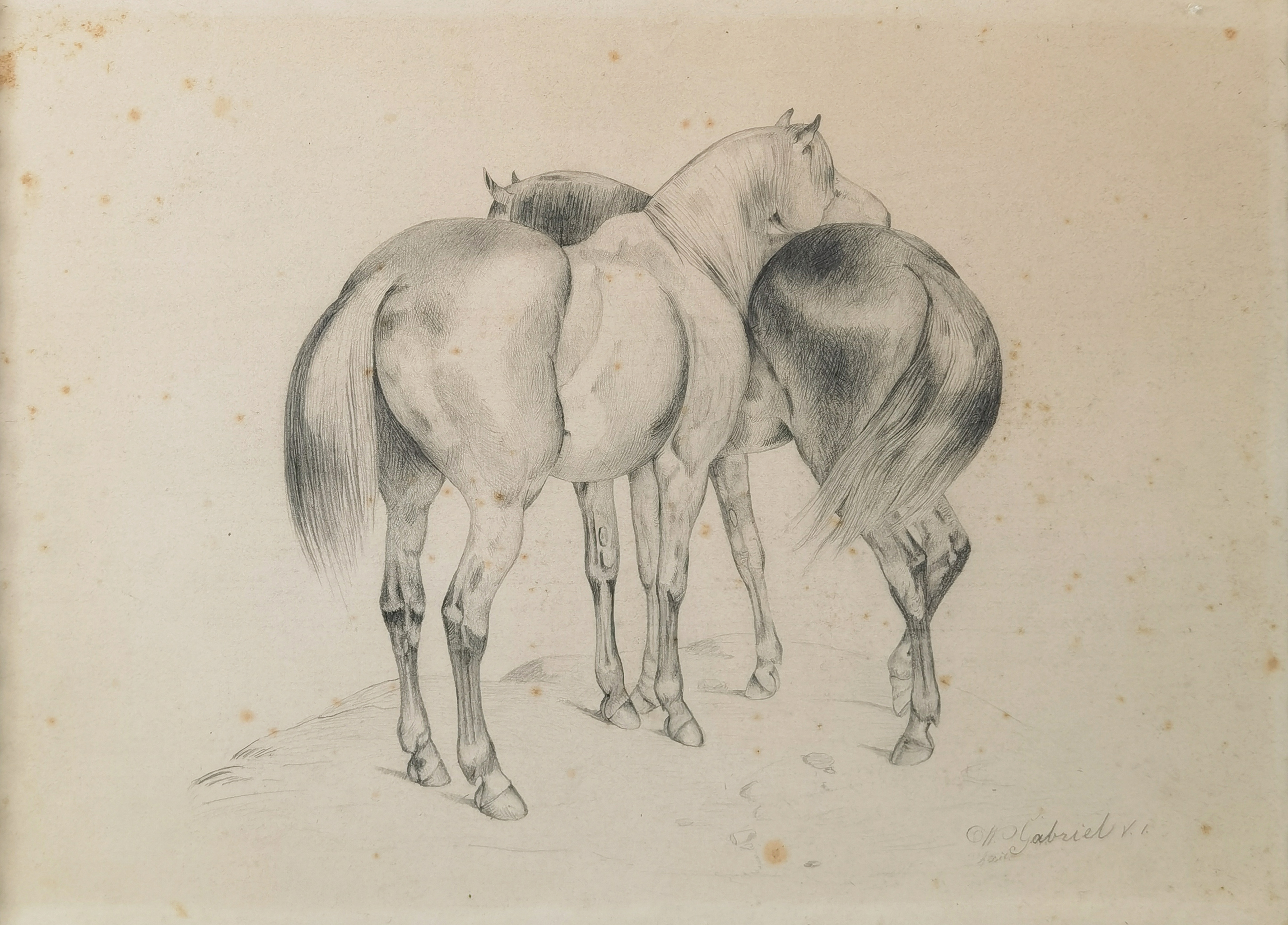 Konie, ok. 1850