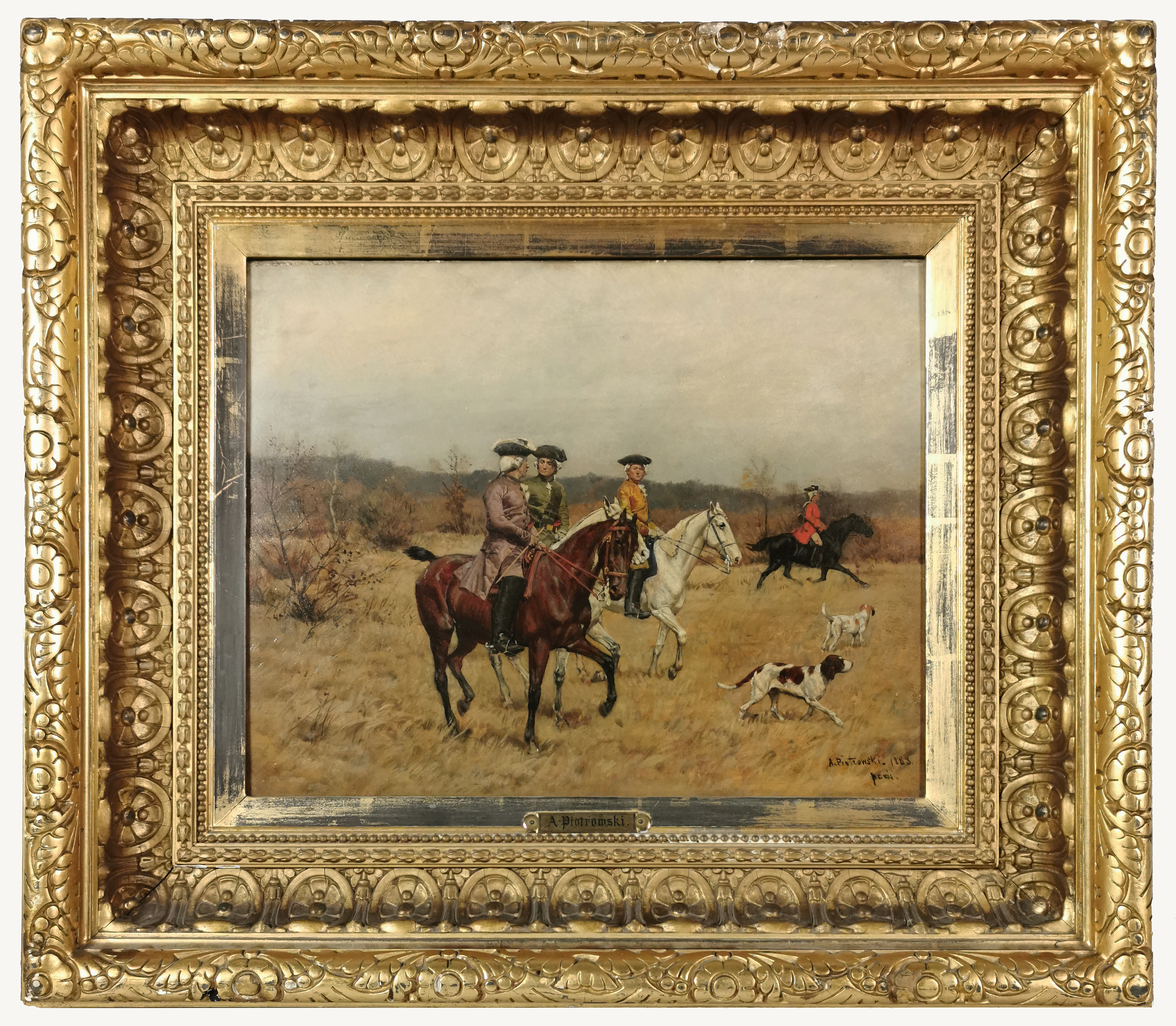 Wyjazd na polowanie, 1883