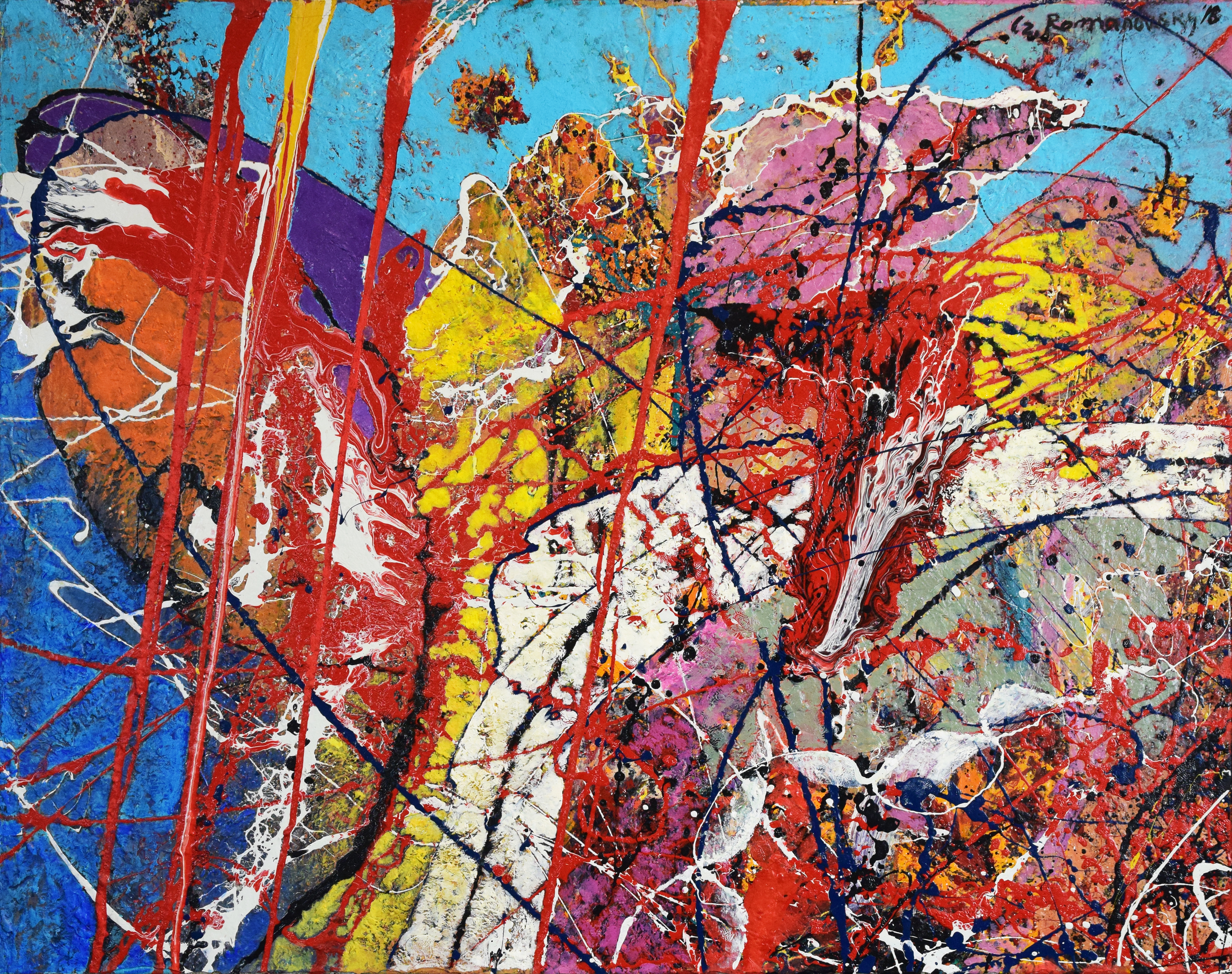 Z cyklu: Hommage dla Pollocka, 2015 -2018