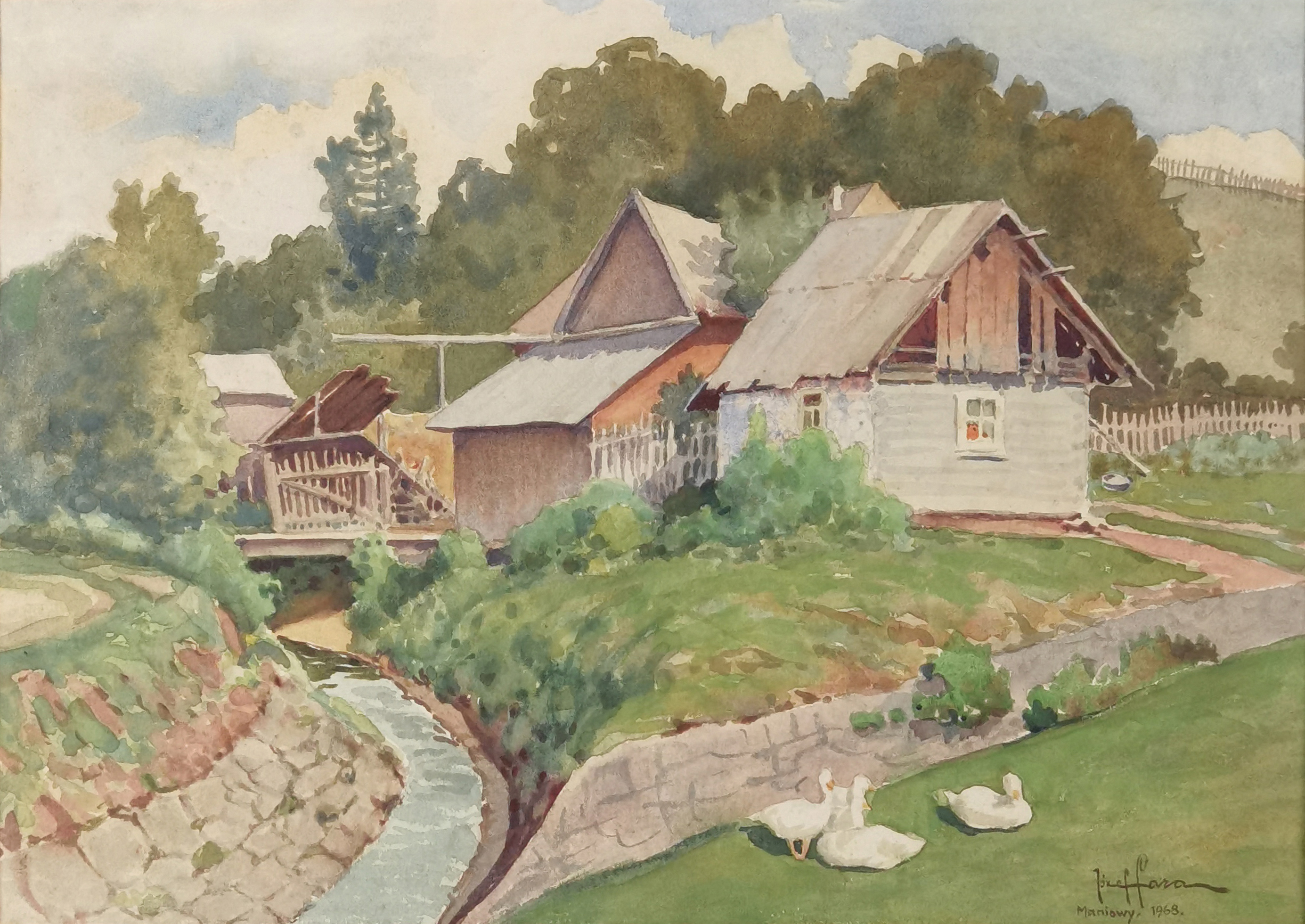 Wieś Maniowy, 1968