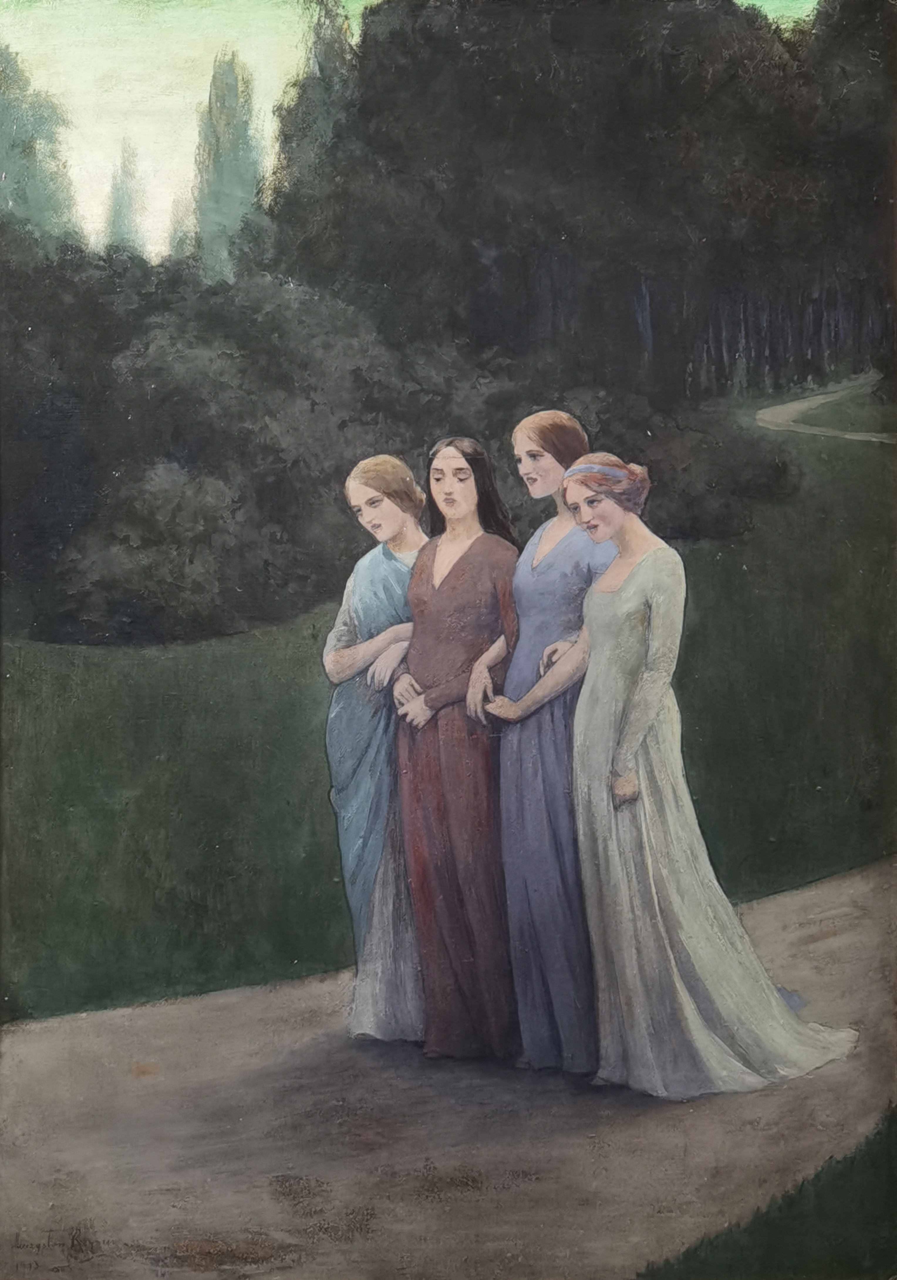 Pieśń wieczorna (Powrót z Komersu), 1913