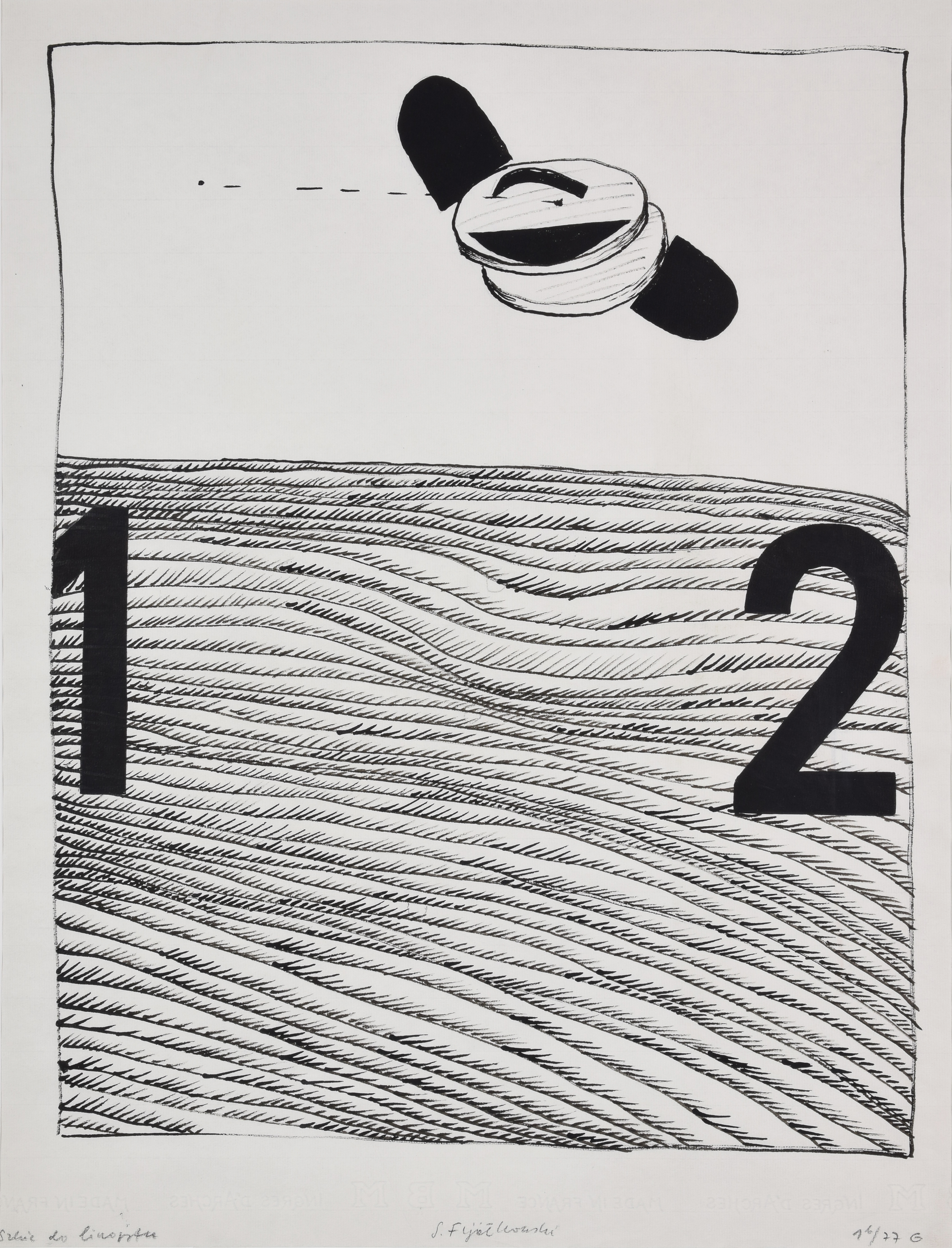 Szkic do linorytu, 1977