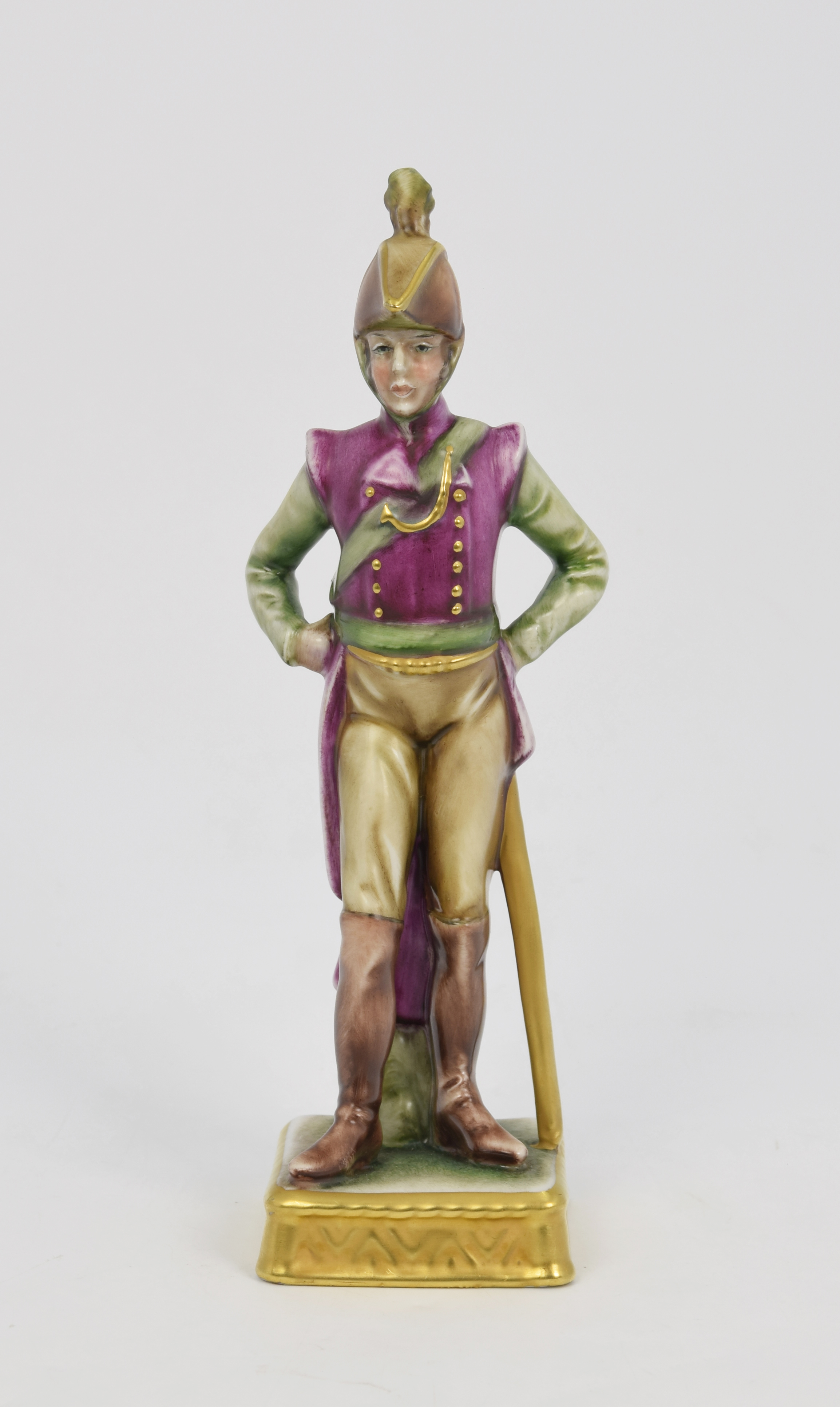 Figurka żołnierza francuskiego (napoleońskiego)